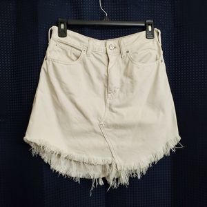 We The Free Bailey Coconut Denim Skirt